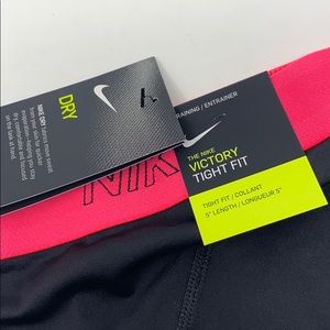 Nike Shorts - Nike victory shorts 5 inch black pink Nike Shorts - Nike victory shorts 5 inch black pink